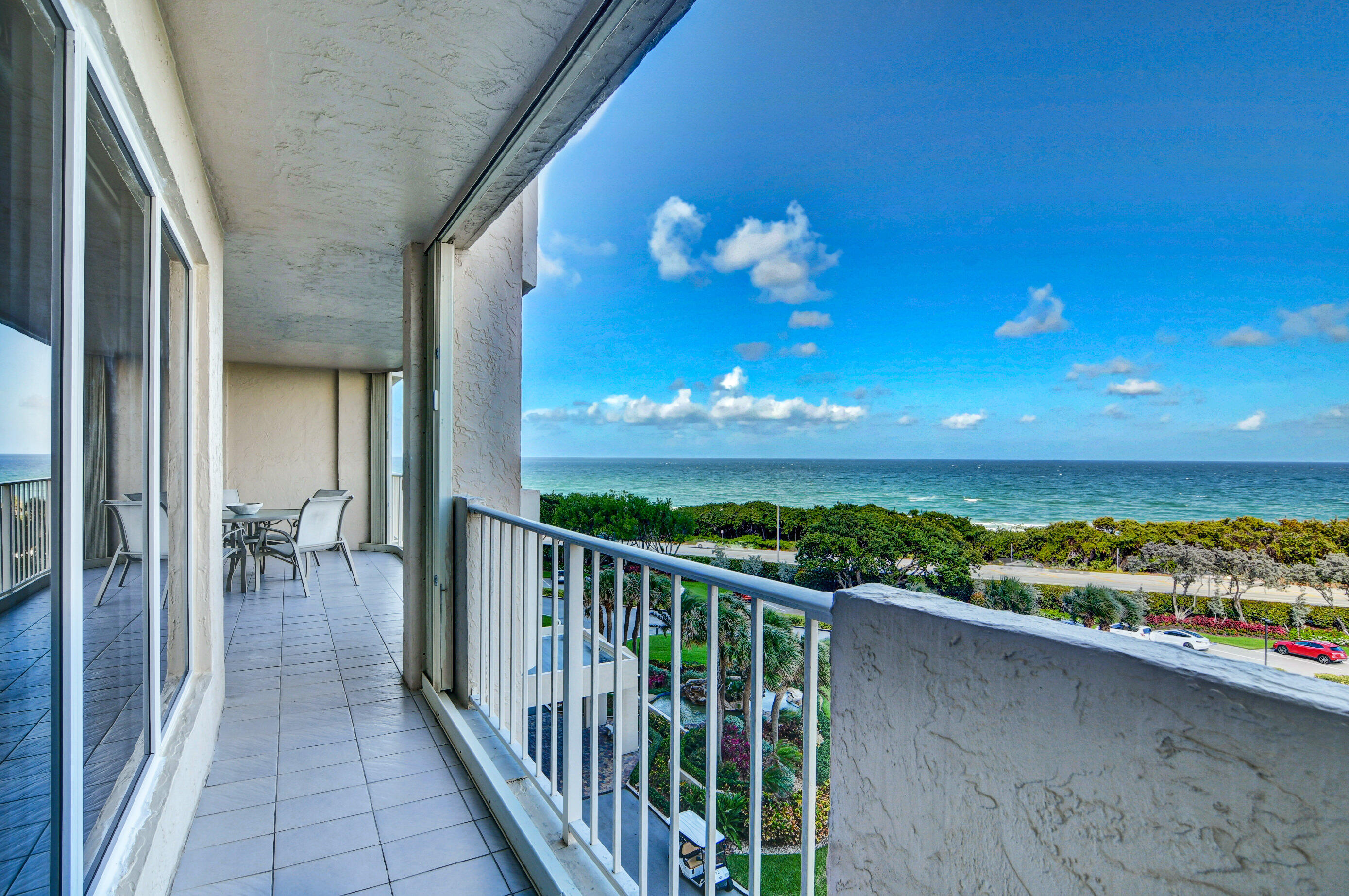 4301 North Ocean Boulevard, Unit 607 Boca Raton, FL 33431 - Photo 40 of 84 Large East Balcony