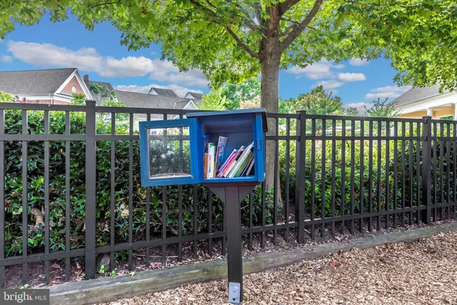 a view of a building and a street