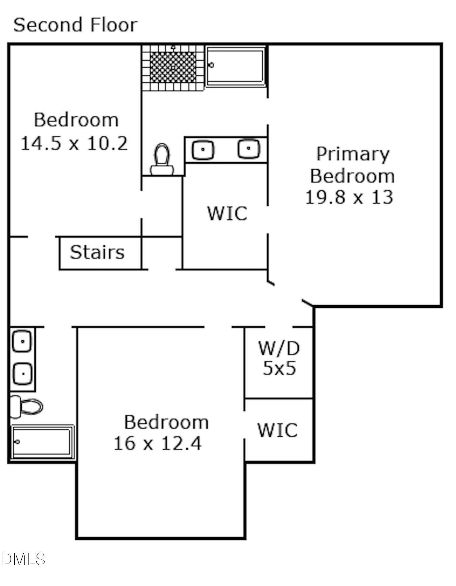 2844 Bogle Branch Court Raleigh, NC 27606 - Photo 52 of 54 Second Floor