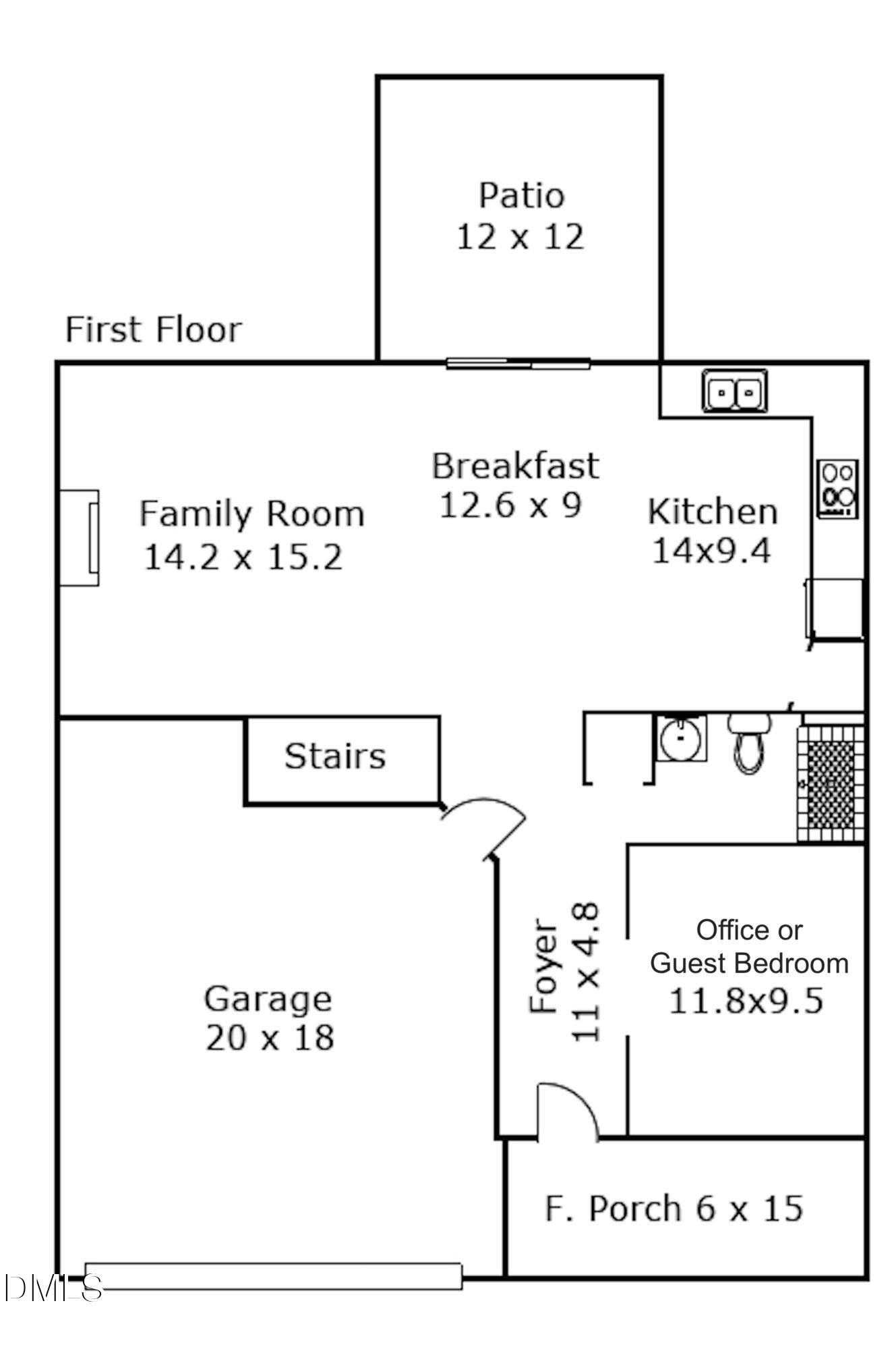 2844 Bogle Branch Court Raleigh, NC 27606 - Photo 53 of 54 Main Level