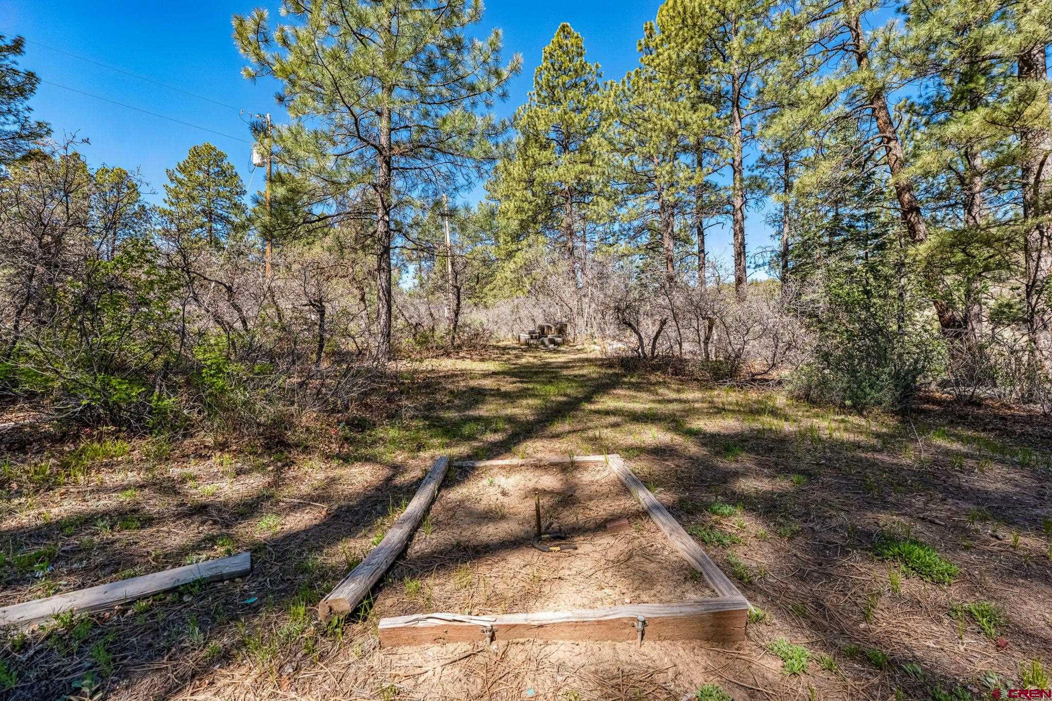 19 Newland Circle Durango, CO 81301 - Photo 42 of 44 a backyard of a house with lots of green space