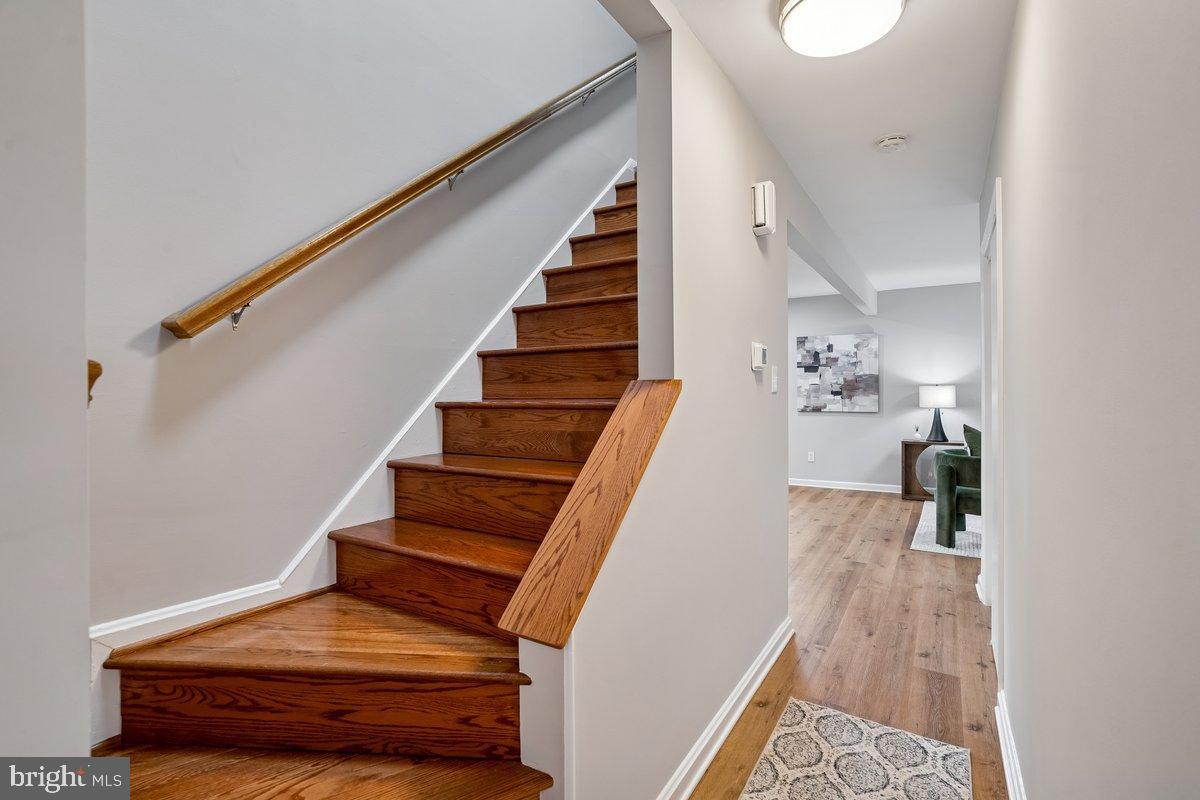3921 Lantern Drive Silver Spring, MD 20902 - Photo 20 of 46 a view of entryway and hall with wooden floor