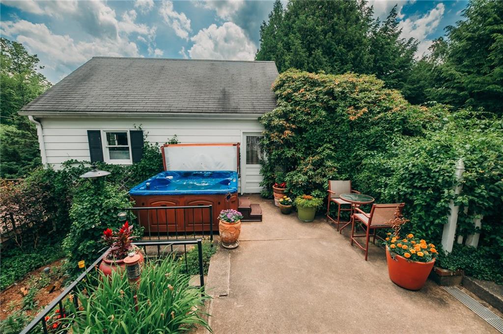 606 Rte 119 Highway North Indiana, PA 15701 - Photo 3 of 43 Hot tub and potted gardens