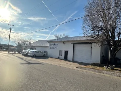 a view of a car garage