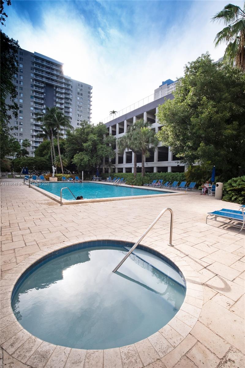 850 North Miami Avenue, Unit W1001 Miami, FL 33136 - Photo 25 of 30 a view of a swimming pool with a yard