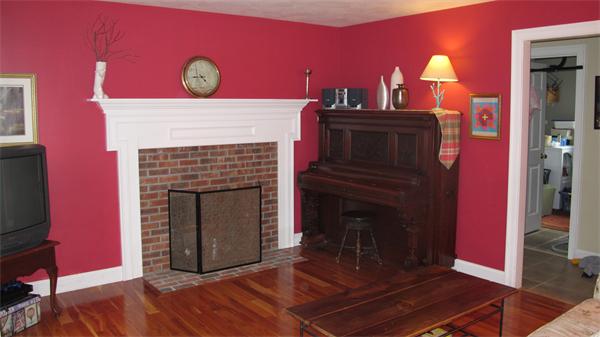 160 Barker Hill Road Townsend, MA 01469 - Photo 14 of 29 a living room with furniture and a fireplace