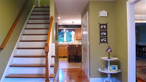 160 Barker Hill Road Townsend, MA 01469 - Photo 17 of 29 a view of entryway and hall with wooden floor