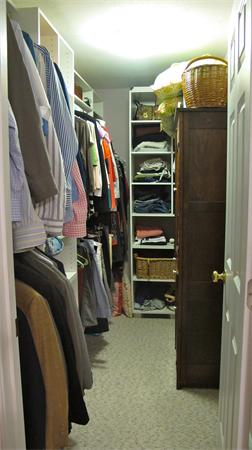 160 Barker Hill Road Townsend, MA 01469 - Photo 20 of 29 a view of walk in closet with clothes and shoes
