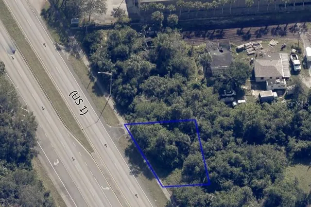 a view of building and yard