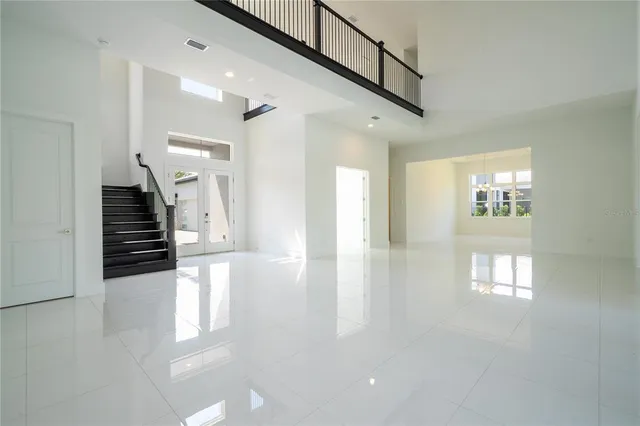 a view interior of a house and wooden floor