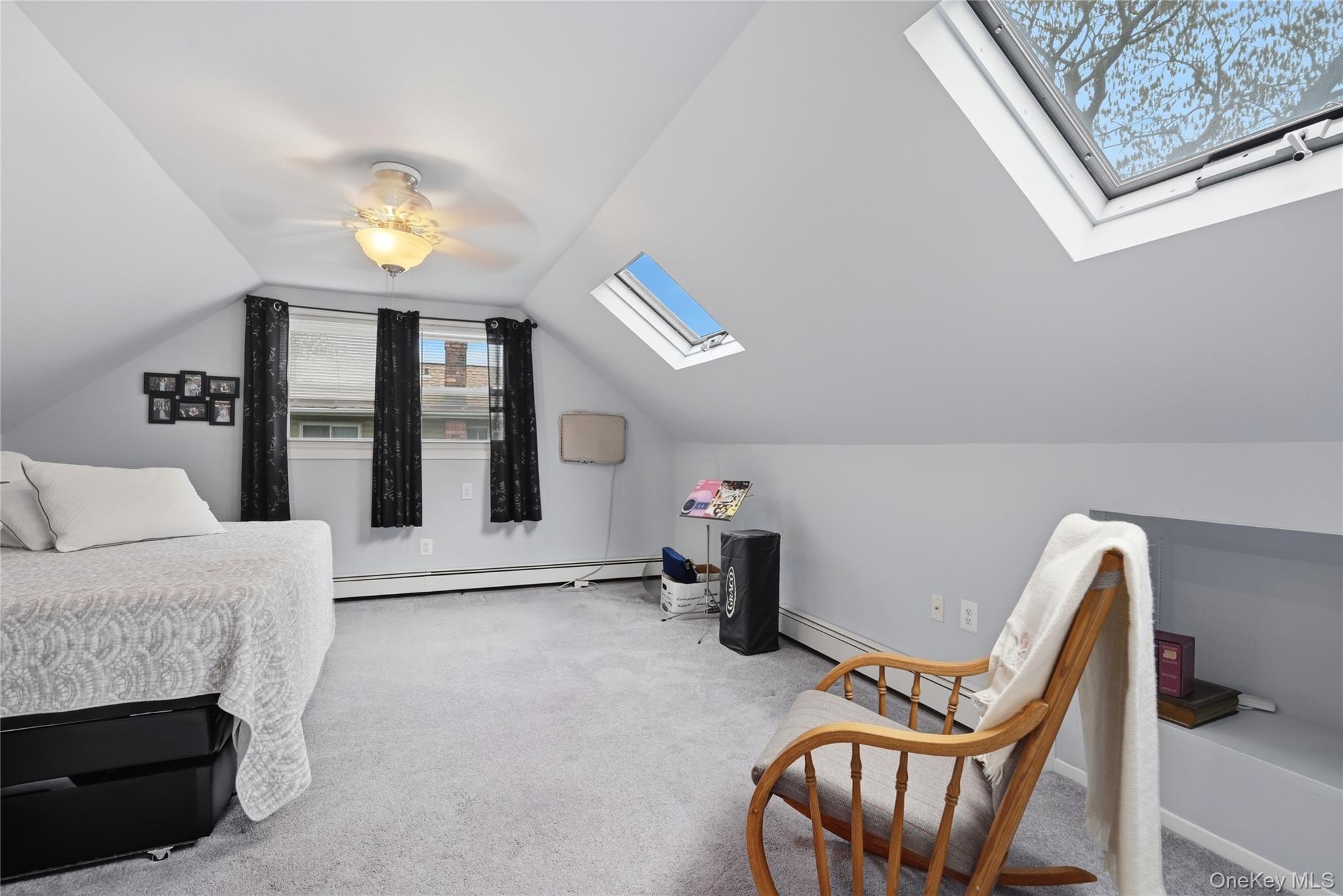 41 Lane Street Lindenhurst, NY 11757 - Photo 25 of 35 Bedroom #3 with 2 skylights