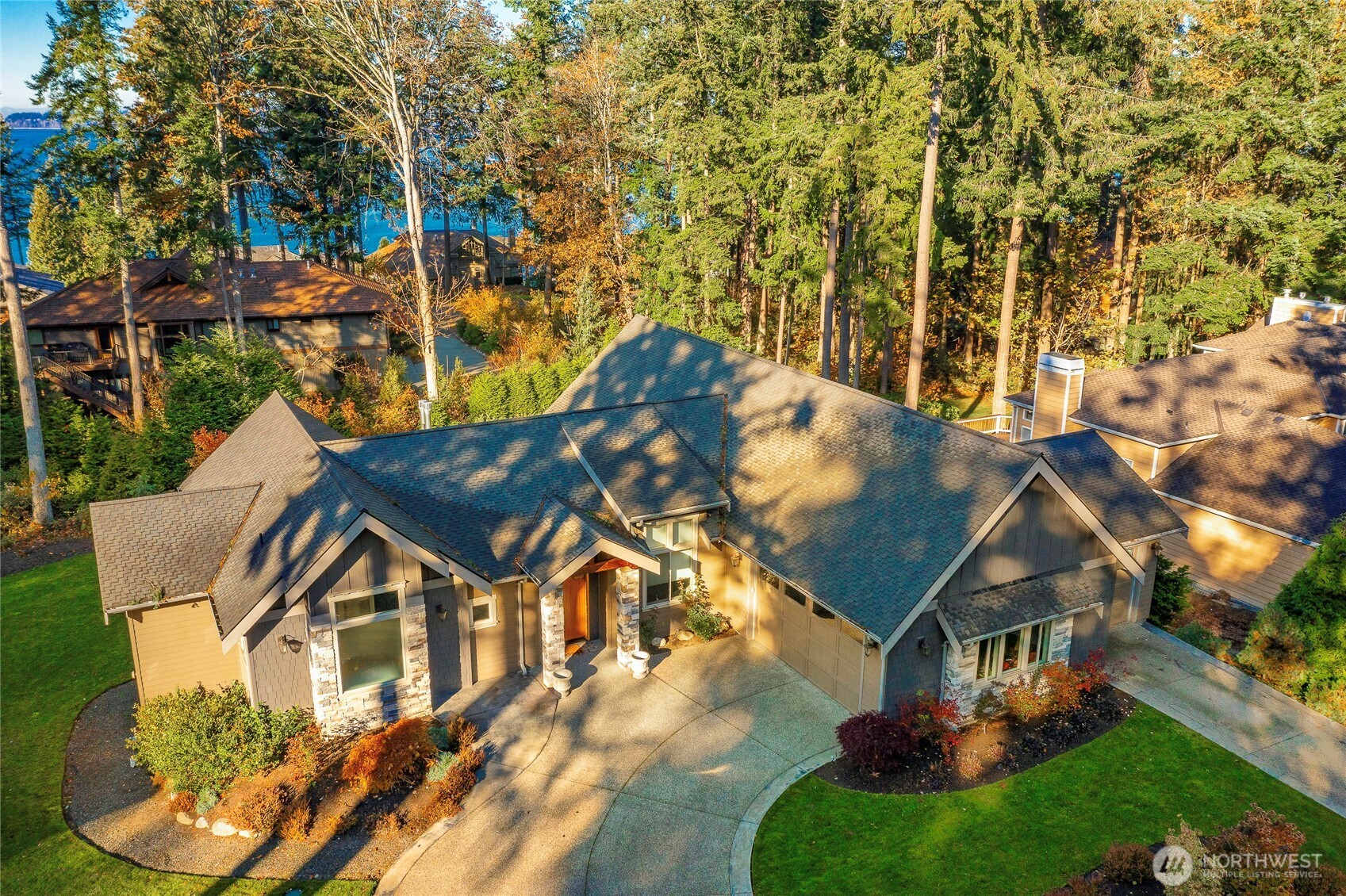 9125 Shearwater Road Blaine, WA 98230 - Photo 2 of 40 an aerial view of a house