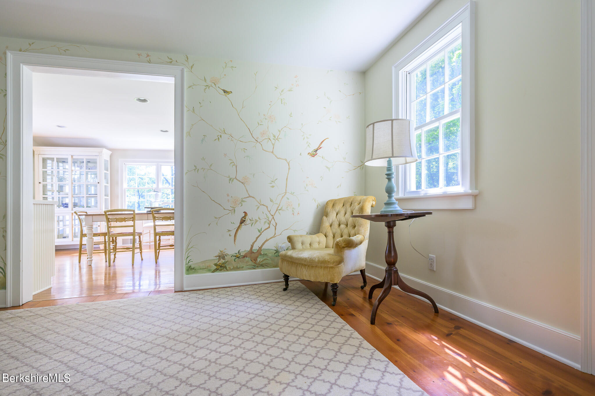 4 Austerlitz Road West Stockbridge, MA 01266 - Photo 12 of 42 a living room with furniture and a floor to ceiling window