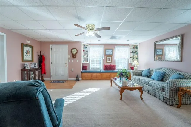 a view of a backyard of the house