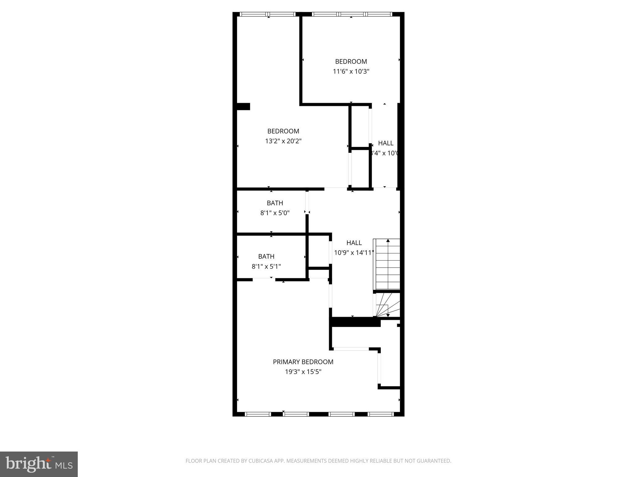 1428 Decatur Street Northwest Washington, DC 20011 - Photo 41 of 44 Upper Level Floor Plan