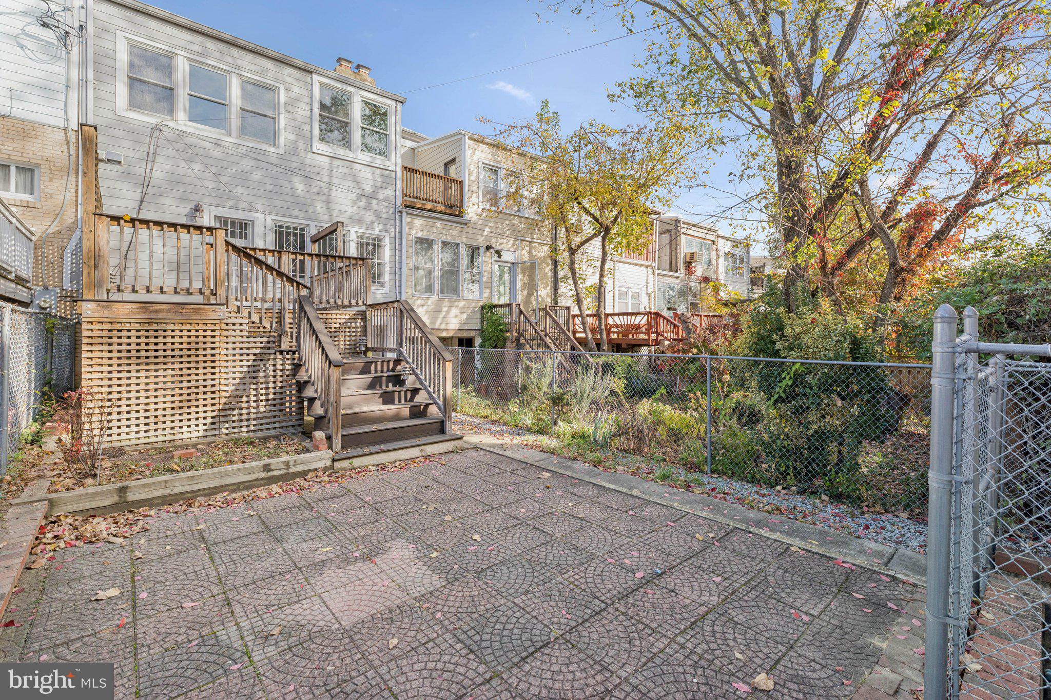 1428 Decatur Street Northwest Washington, DC 20011 - Photo 39 of 44 Rear Patio