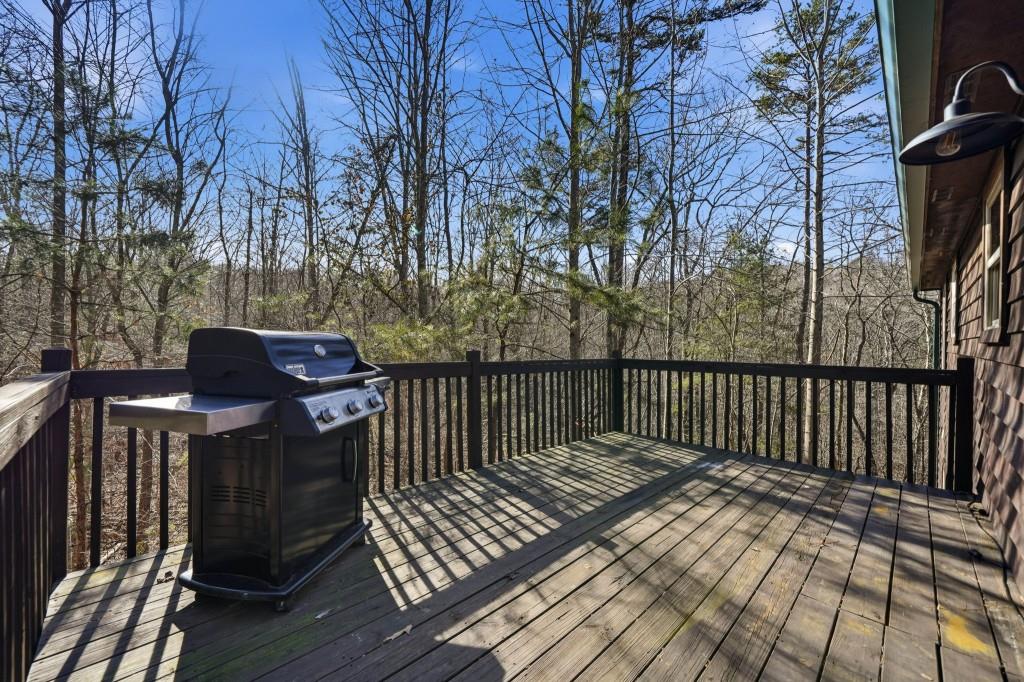 589 Spalding Circle Ellijay, GA 30540 - Photo 27 of 68 a view of balcony with wooden floor