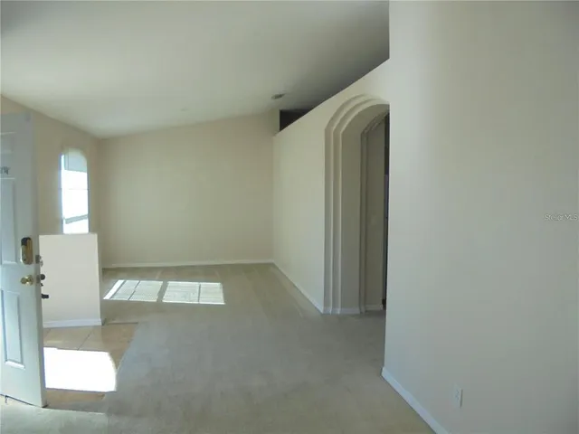 an empty room with a empty space