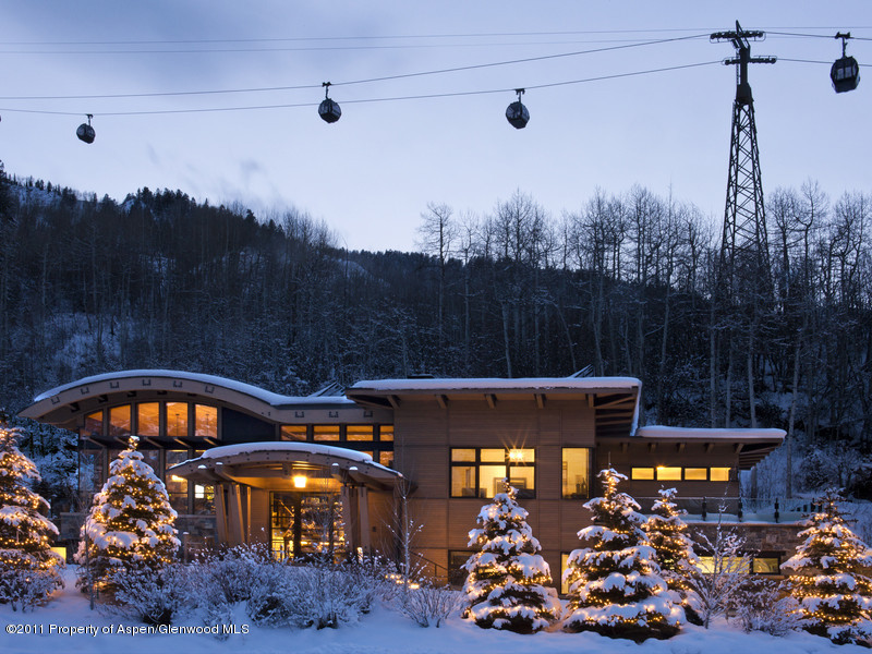 675 Aspen Alps Road South Aspen, CO 81611 - Photo 4 of 37 a view of a chairs and tables in the back yard of the house