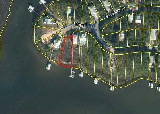 a view of lake with green space