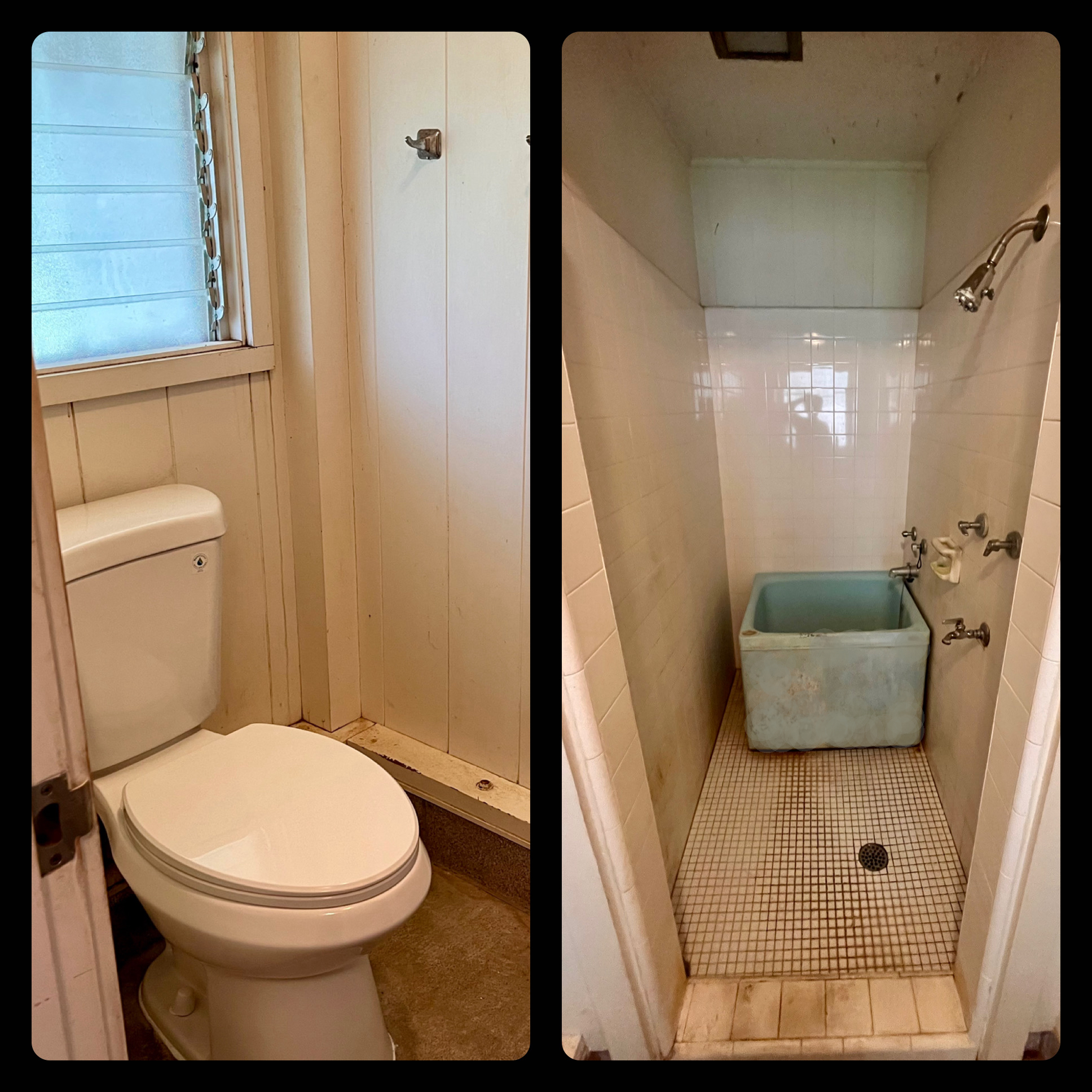 106 Laula Road Hilo, HI 96720 - Photo 27 of 30 a bathroom with a toilet and a shower