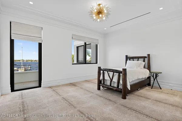 a view of a white building