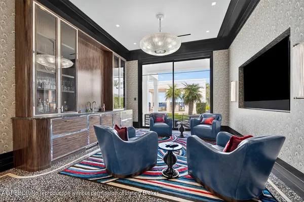 a view of a balcony with city view