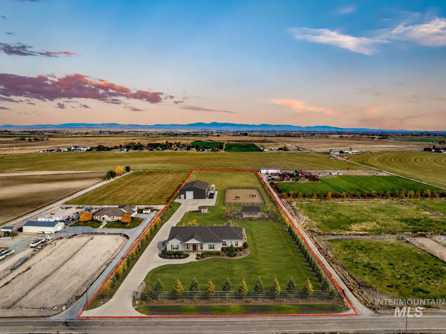 Tbd Farmway Road Caldwell, ID 83607 - Photo 19 of 19 AI-generated rendering shown for visual inspiration purposes only. Image is a conceptual mock-up intended to illustrate one possible use and layout of the property. No structures, landscaping, fencing, barns, corrals, driveways.