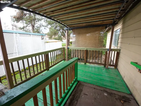 a view of outdoor space deck and yard