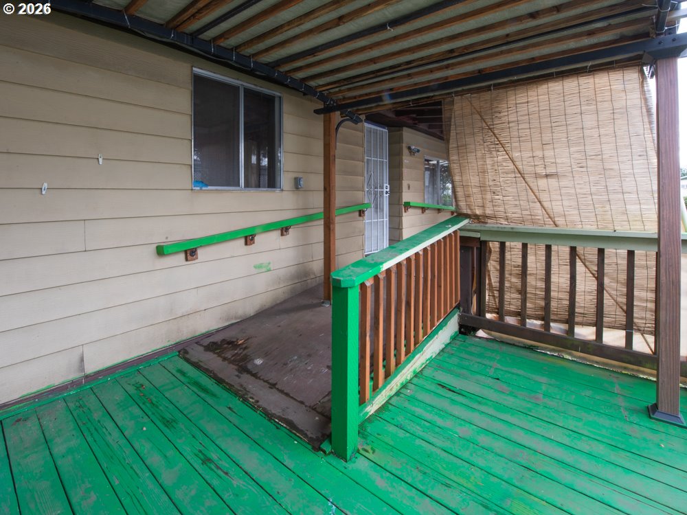 5335 Main Street Springfield, OR 97478 - Photo 36 of 43 a view of a backyard with wooden floor