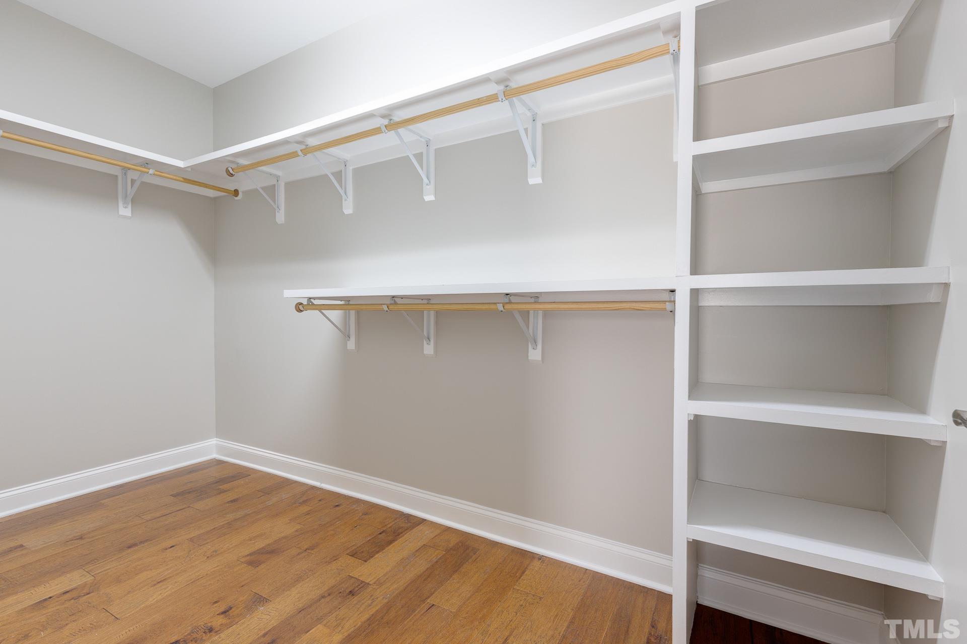 128 Rosaline Lane Durham, NC 27713 - Photo 19 of 31 a view of an empty walk in closet