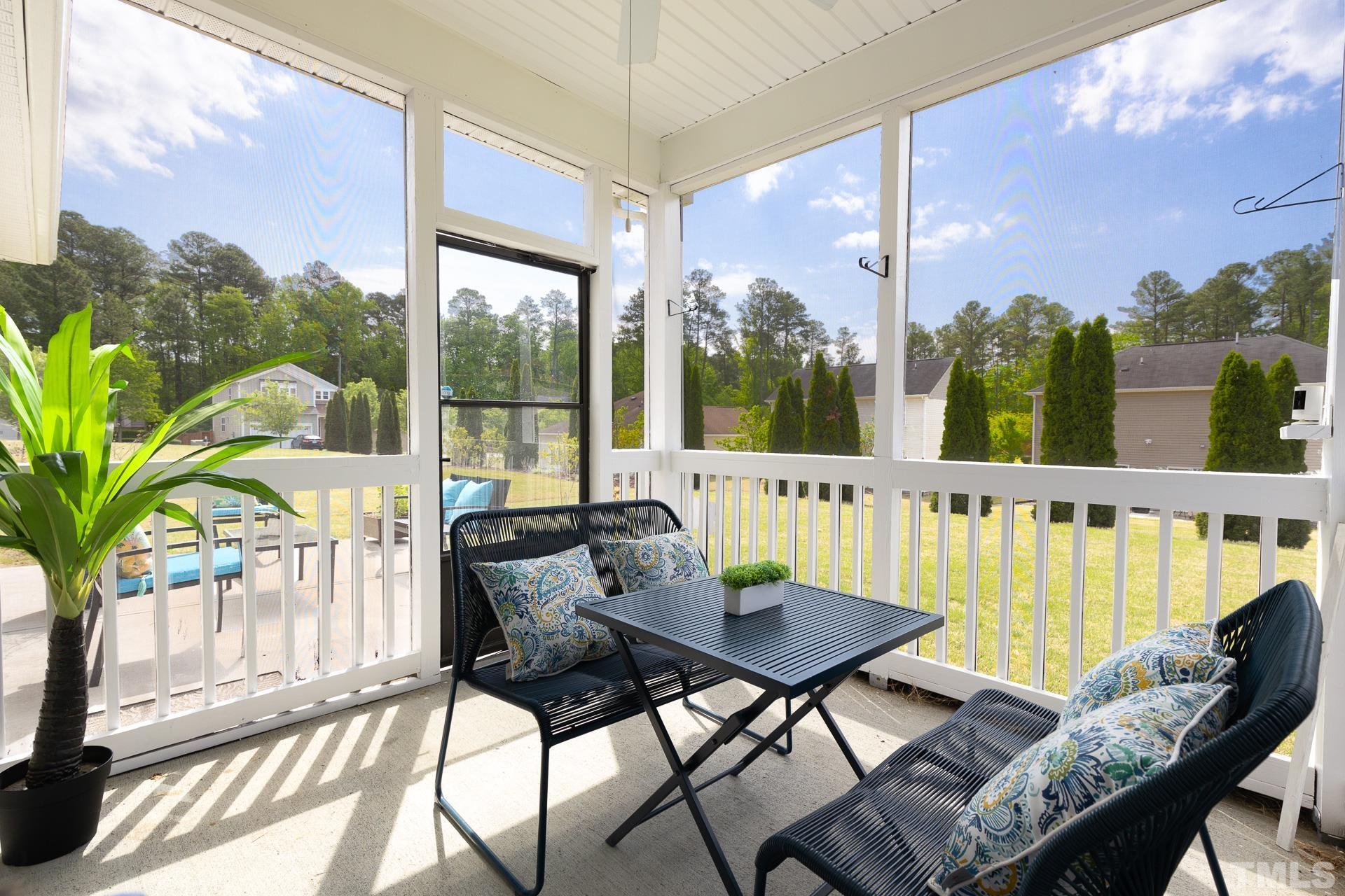 128 Rosaline Lane Durham, NC 27713 - Photo 29 of 31 a view of a balcony with chairs