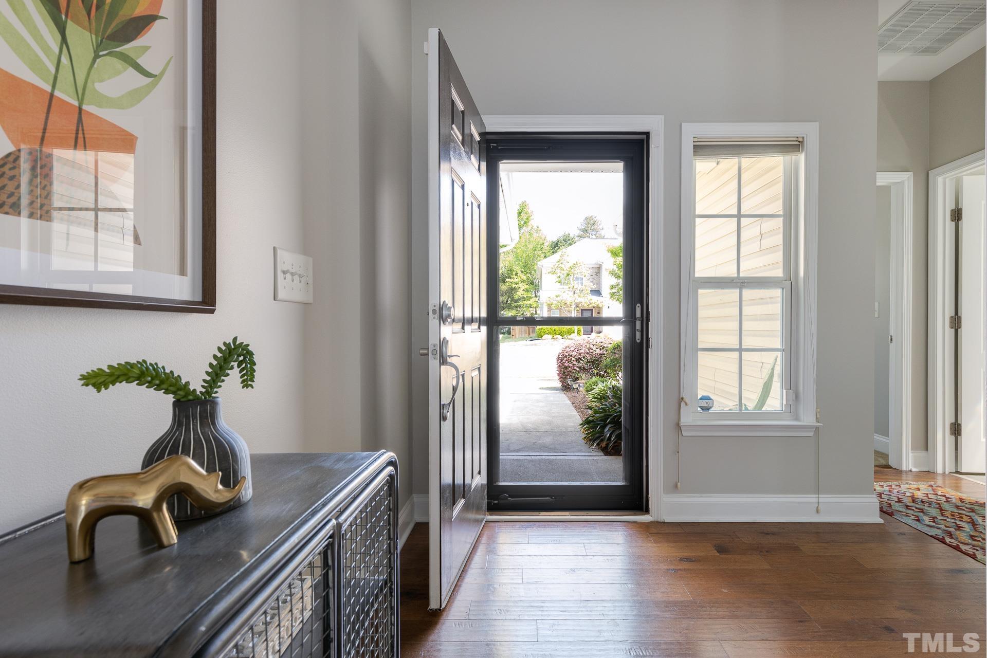 128 Rosaline Lane Durham, NC 27713 - Photo 3 of 31 a view of a entryway door with furniture