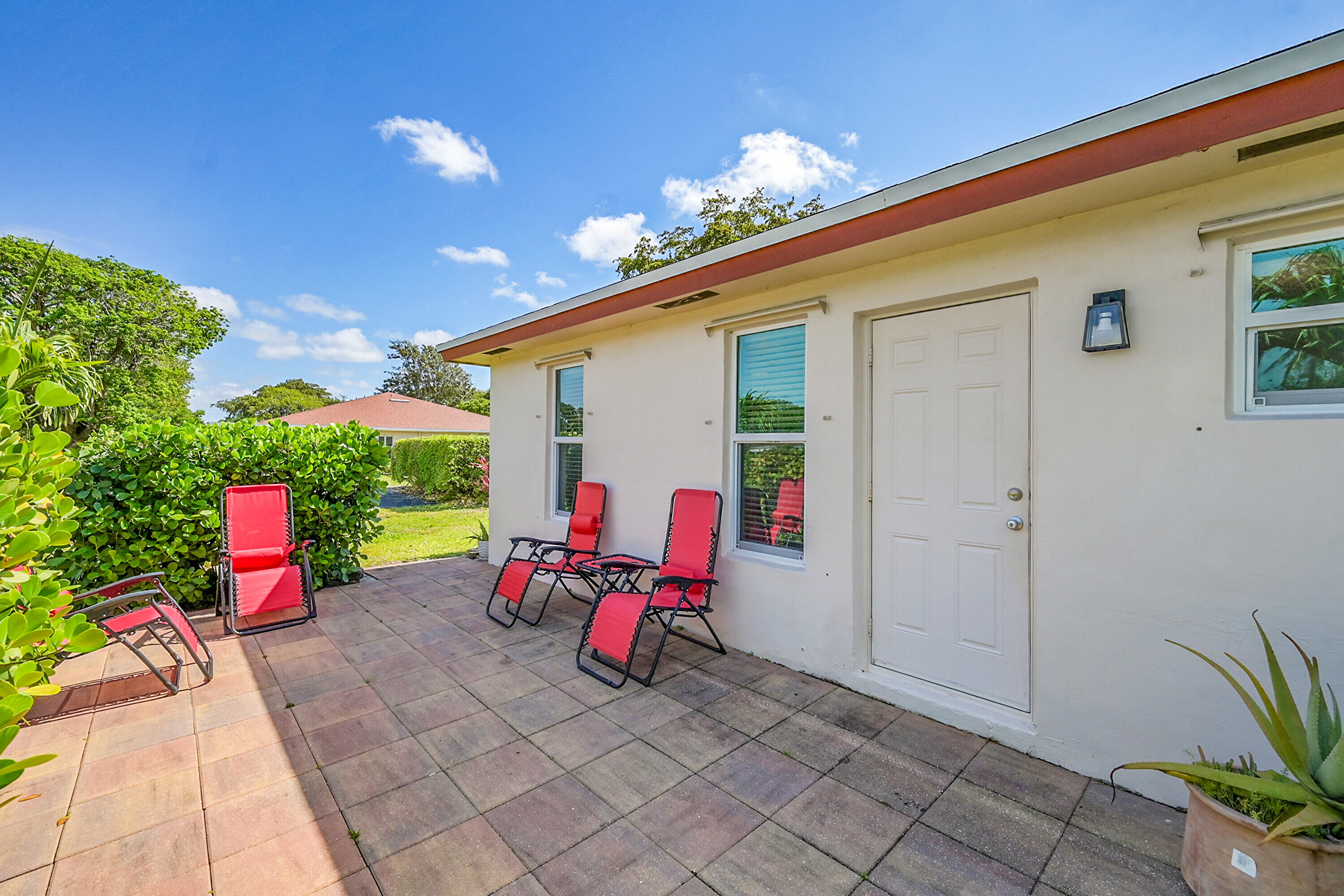 4585 Northwest 3rd Street, Unit D Delray Beach, FL 33445 - Photo 31 of 45 Back Patio