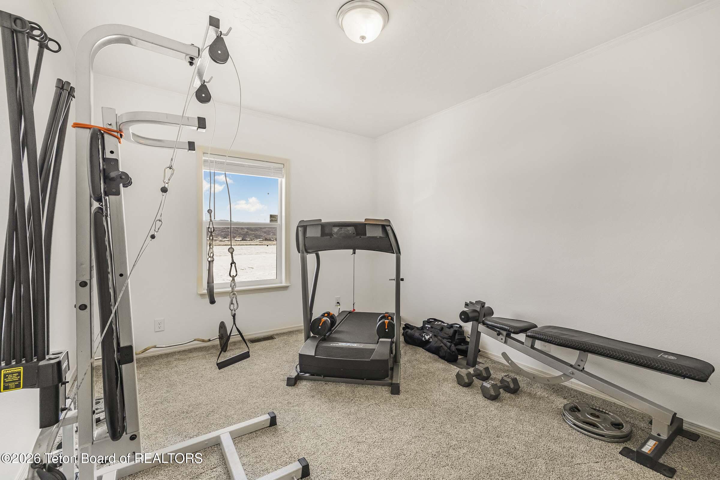 60 Summit Way Thayne, WY 83127 - Photo 25 of 36 19-Bedroom 2_Weight Room