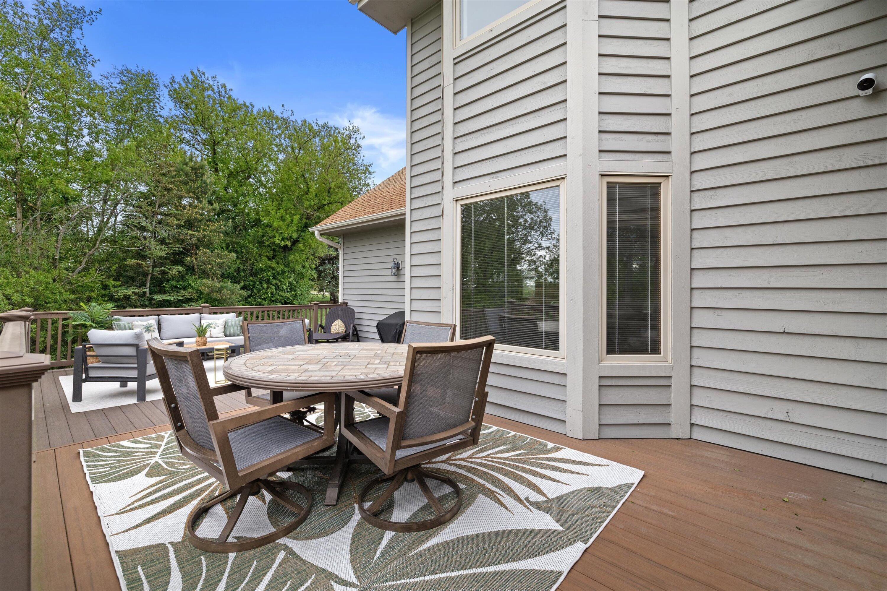 26041 Deer Ridge Trail Norway, WI 53185 - Photo 50 of 58 Back Deck