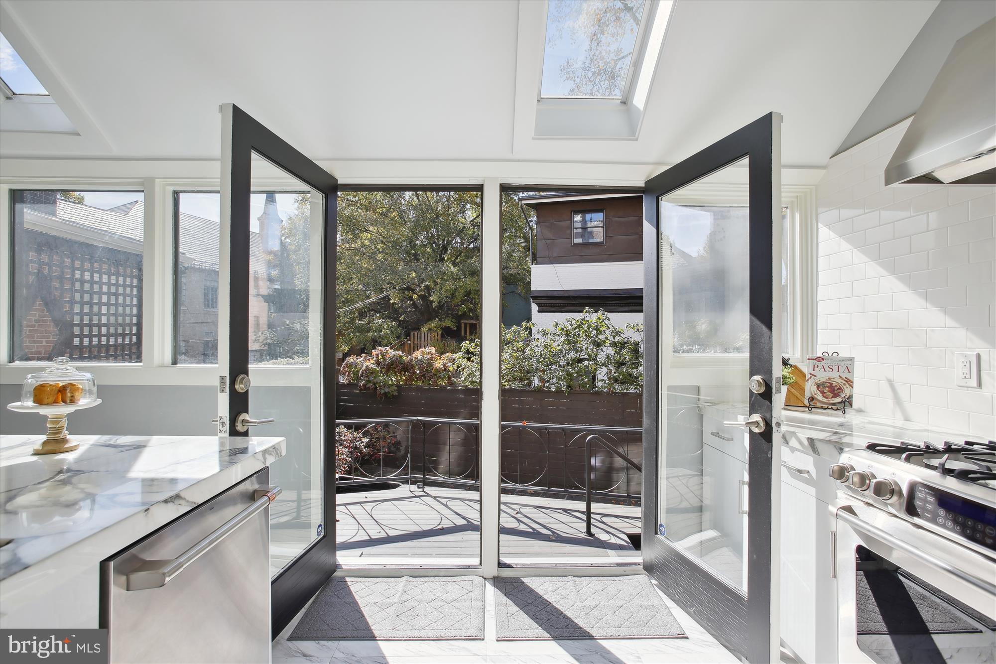 2208 Q Street Northwest Washington, DC 20008 - Photo 15 of 72 Kitchen doors to the driveway