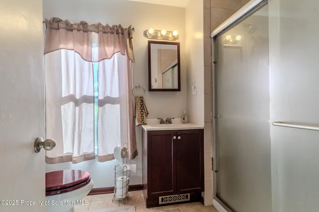 a view of a pathway of a building