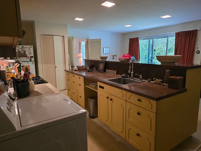 a room with storage and utility