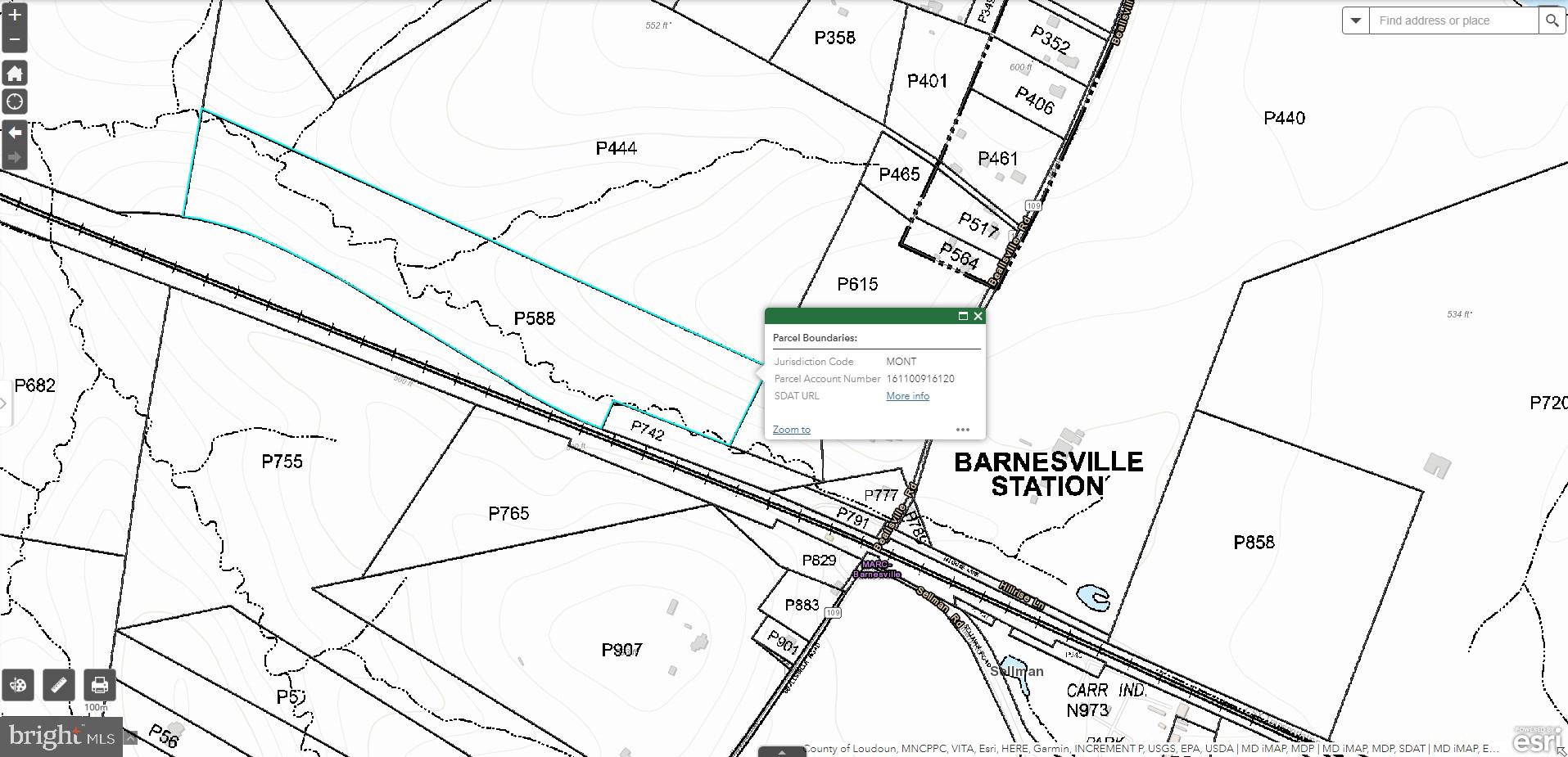 20 Acre Parcel Outlined