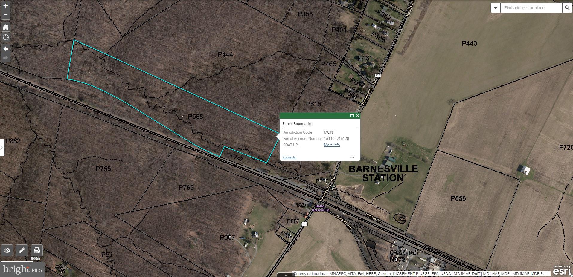 20 Acre Parcel Outlined