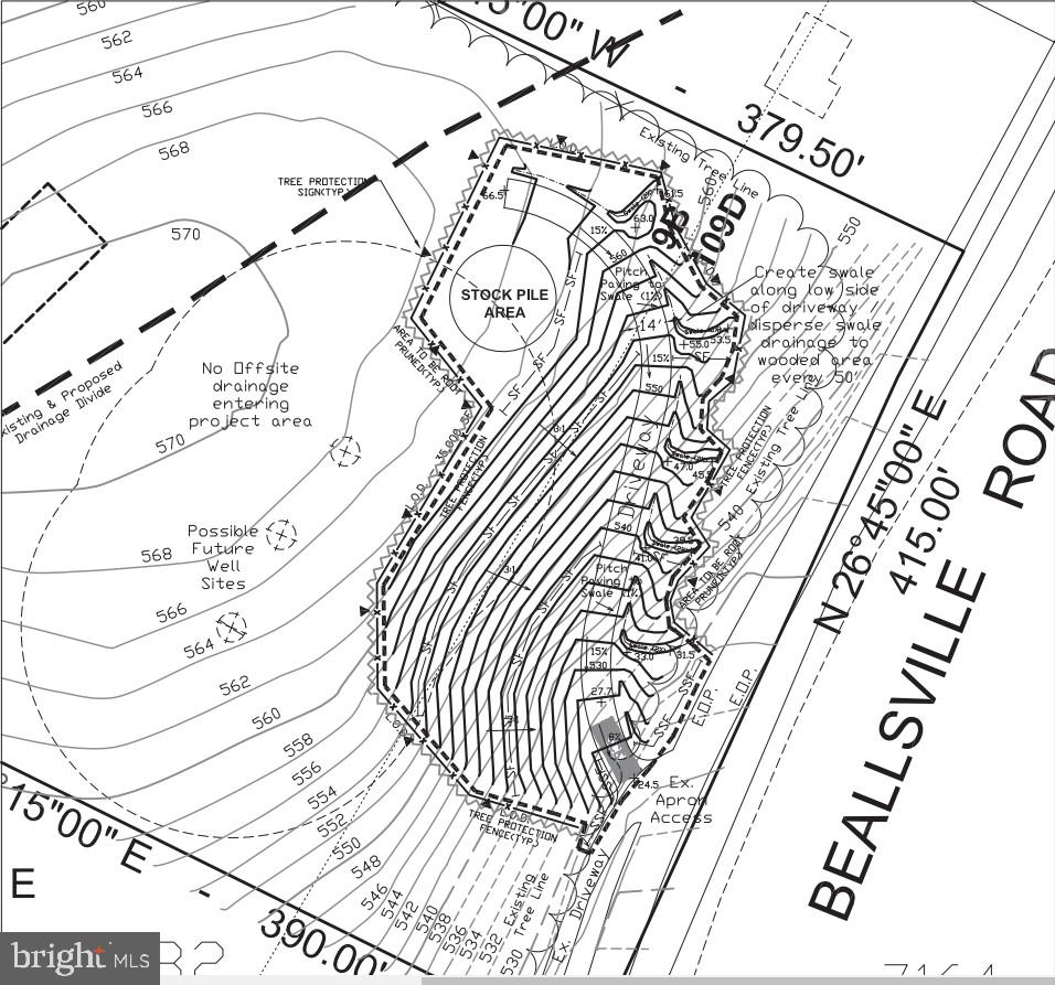 10 Acre Proposed sediment Control Plan for road