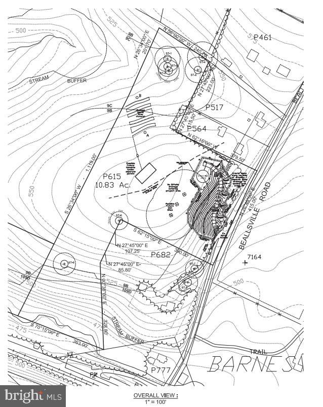 21710 Beallsville Road Barnesville, MD 20838 - Photo 8 of 18 10 Acre Proposed well and Septic Plan
