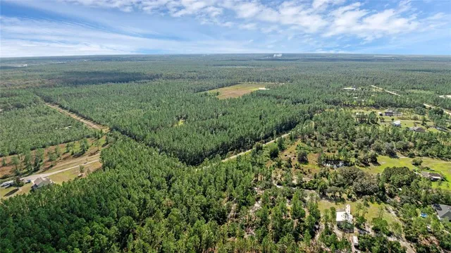 a view of yard with ocean view