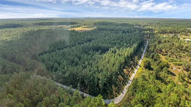 a view of lake with green space