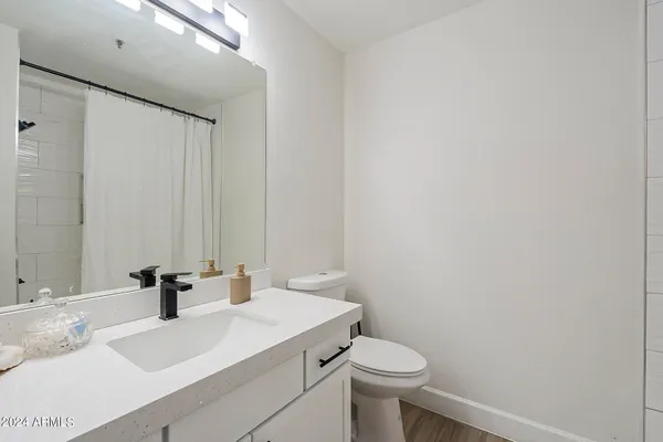 a bathroom with a sink and a toilet
