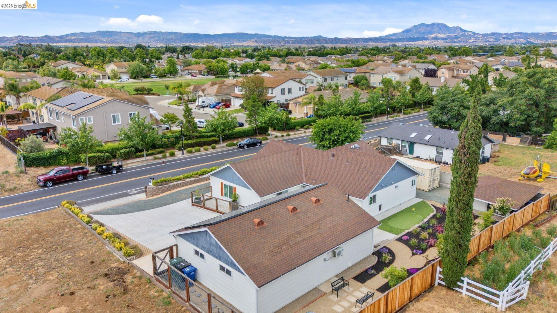 700 Brownstone Road Oakley, CA 94561 - Photo 11 of 58 an aerial view of a house with a garden