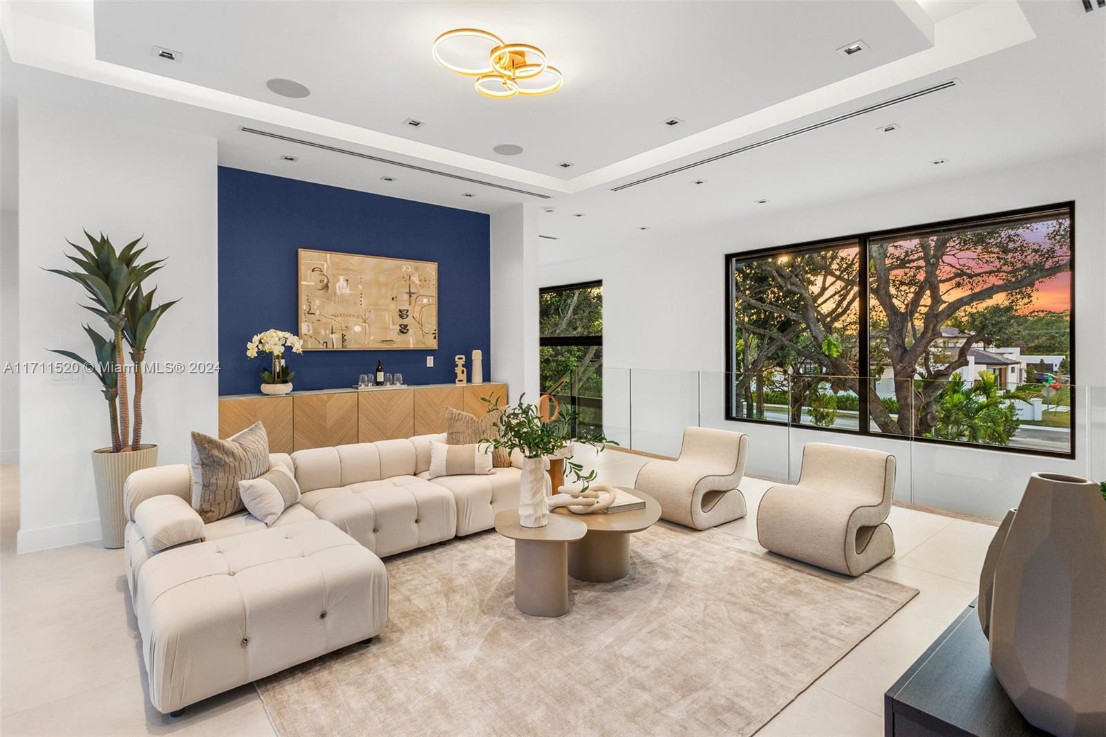 7635 Southwest 72nd Avenue Miami, FL 33143 - Photo 35 of 75 a living room with furniture and a large window