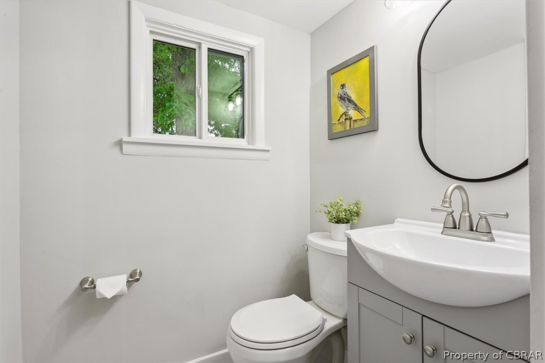 8213 Croaker Road Williamsburg, VA 23188 - Photo 25 of 50 Bathroom with toilet and oversized vanity