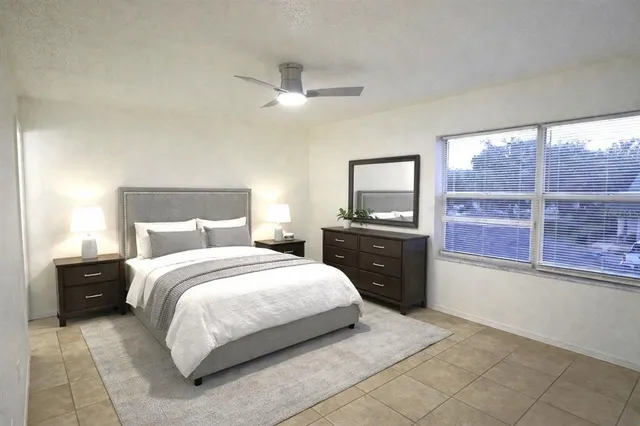 a view of balcony with wooden floor